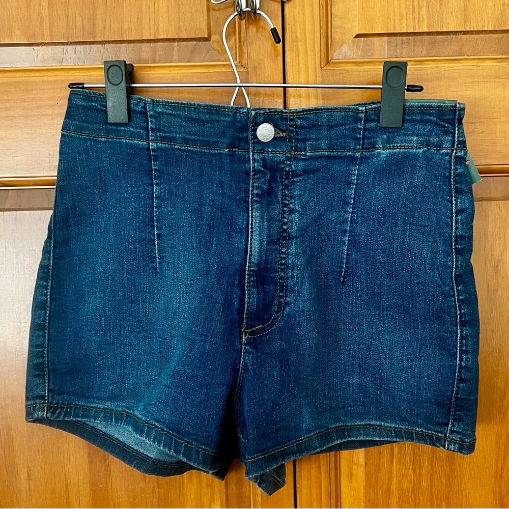 Wild Fable Blue Denim Highest Rise Shorts
